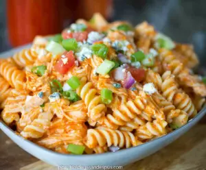 Buffalo Chicken Pasta Salad