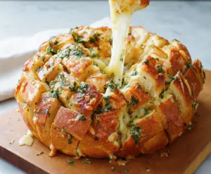 Cheesy Pull Apart Garlic Bread