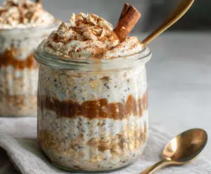 Cinnamon Roll Overnight Oats