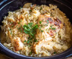 Crock Pot Chicken and Rice