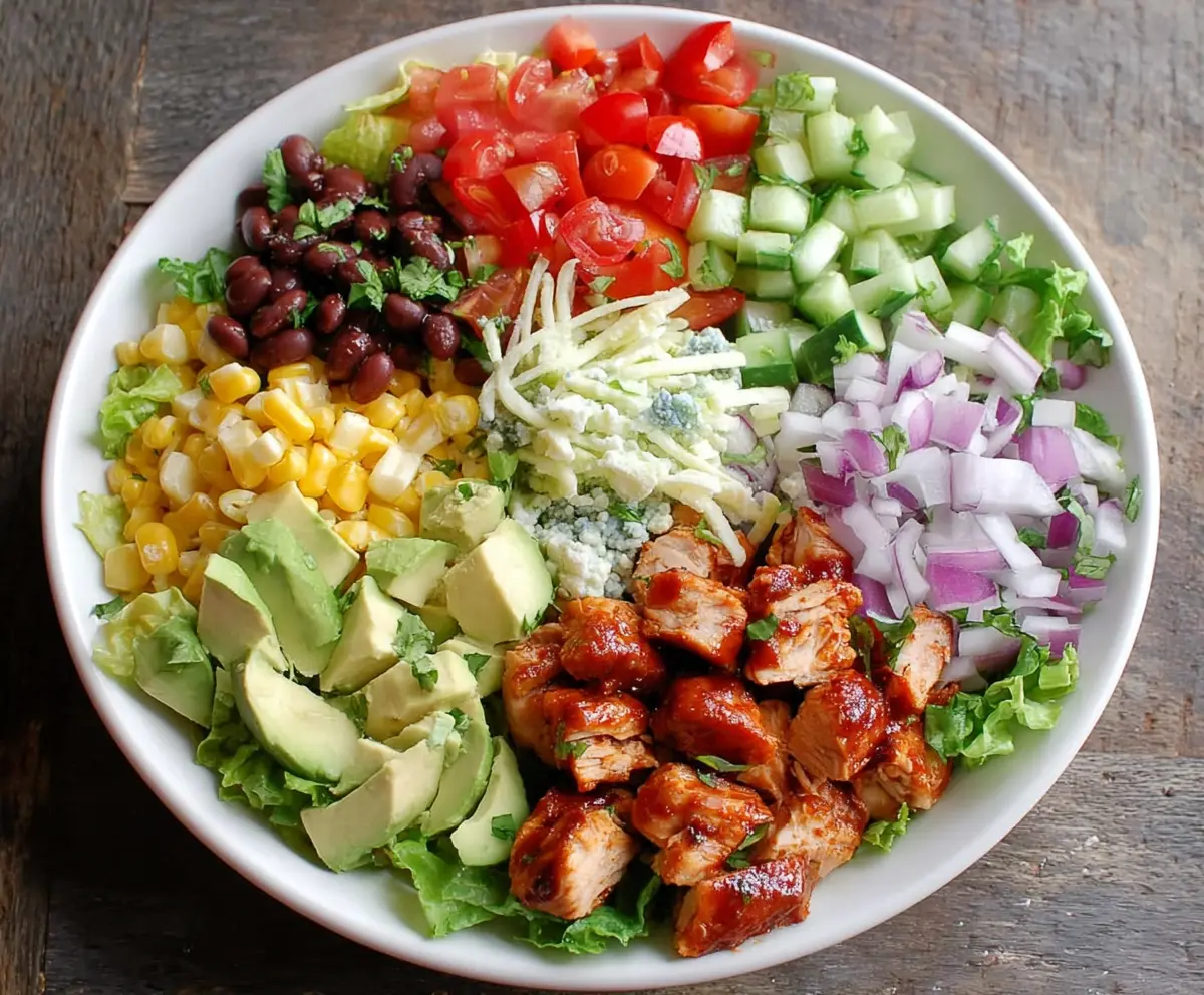 Healthy BBQ Chicken Salad