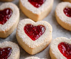 Heart Jam Cookies