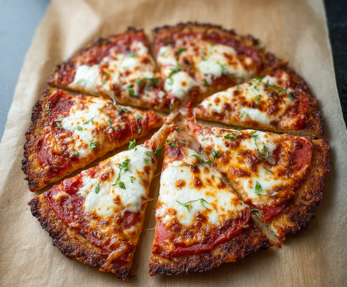 High Protein Cottage Cheese Pizza
