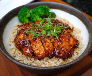 Honey BBQ Chicken Rice