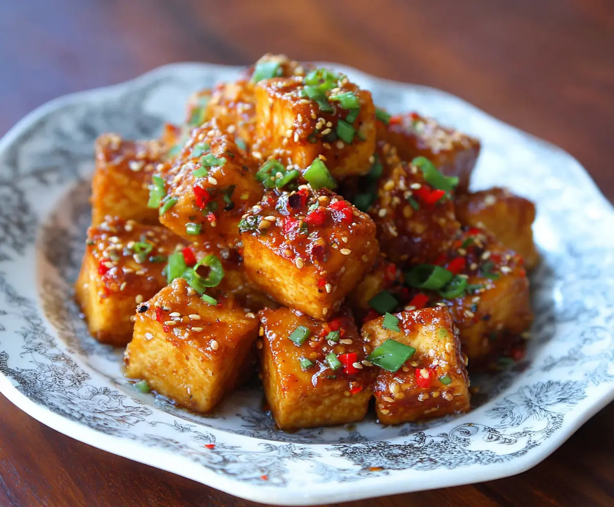 Easy Honey Garlic Tofu Recipe