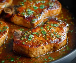 Juicy Pan Seared Pork Chops