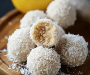 Lemon Coconut Protein Balls