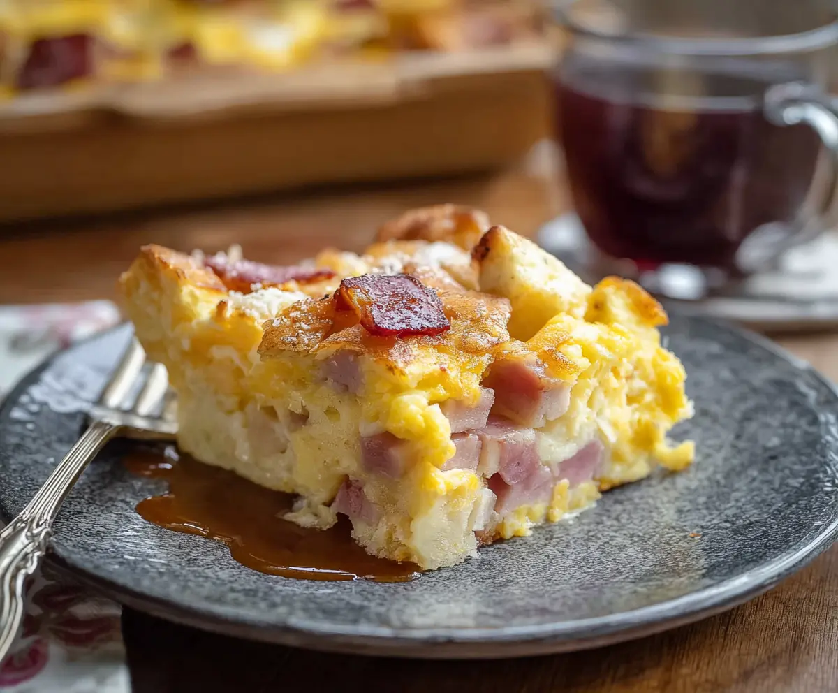 Easy Monte Cristo Breakfast Casserole