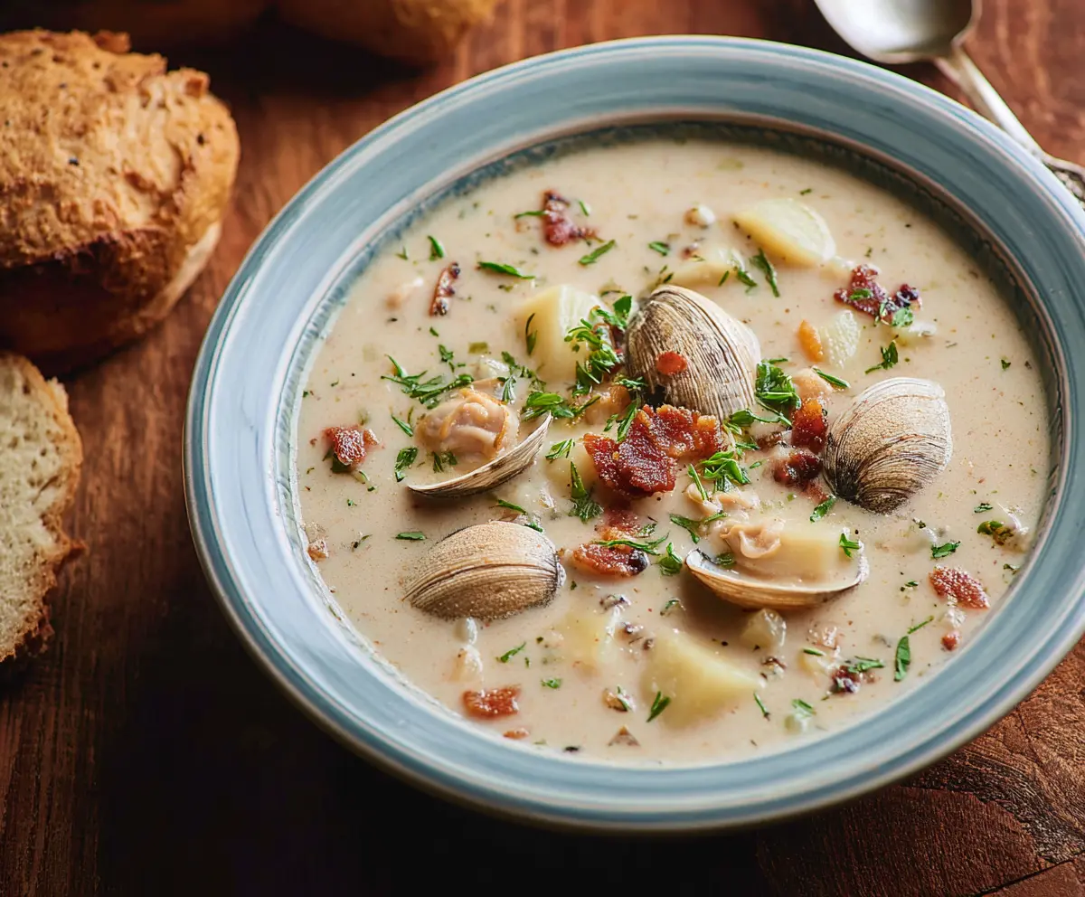 Classic New England Clam Chowder Recipe