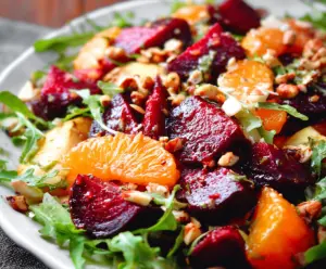 Roasted Beet Orange Winter Salad