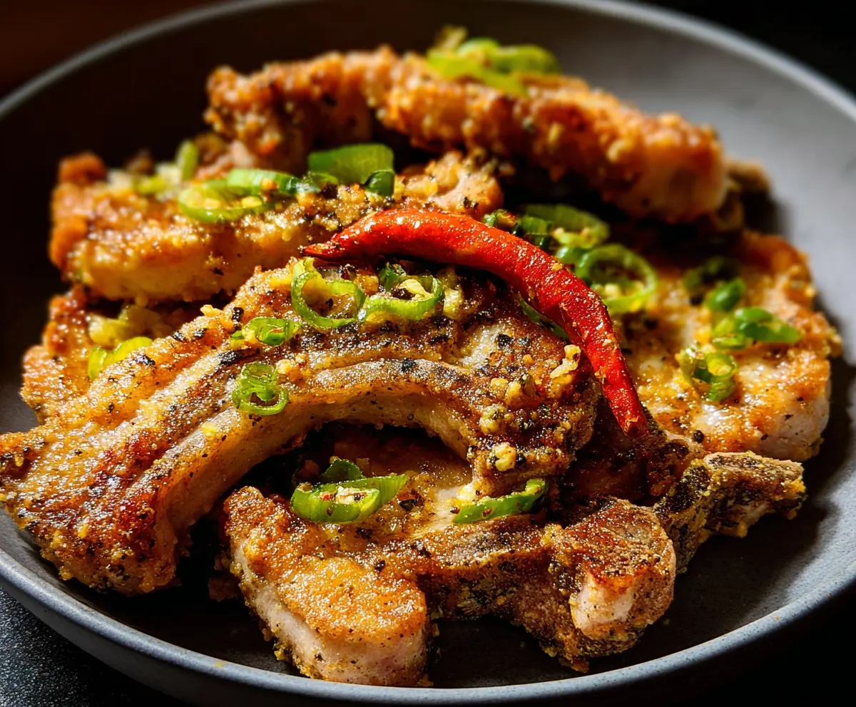 Easy Salt and Pepper Pork Chops