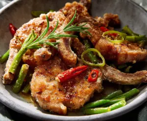 Salt and Pepper Pork Chops