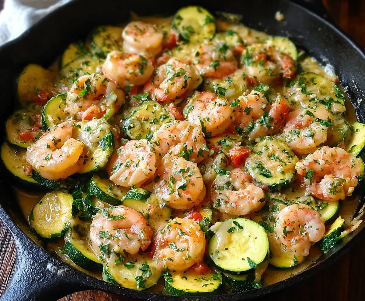 Easy Shrimp & Zucchini Skillet Recipe