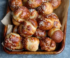 Sourdough Discard Soft Pretzel Bites