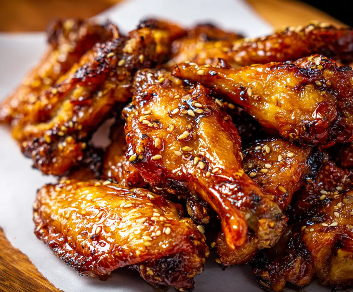 Sticky Pineapple Teriyaki Chicken Wings