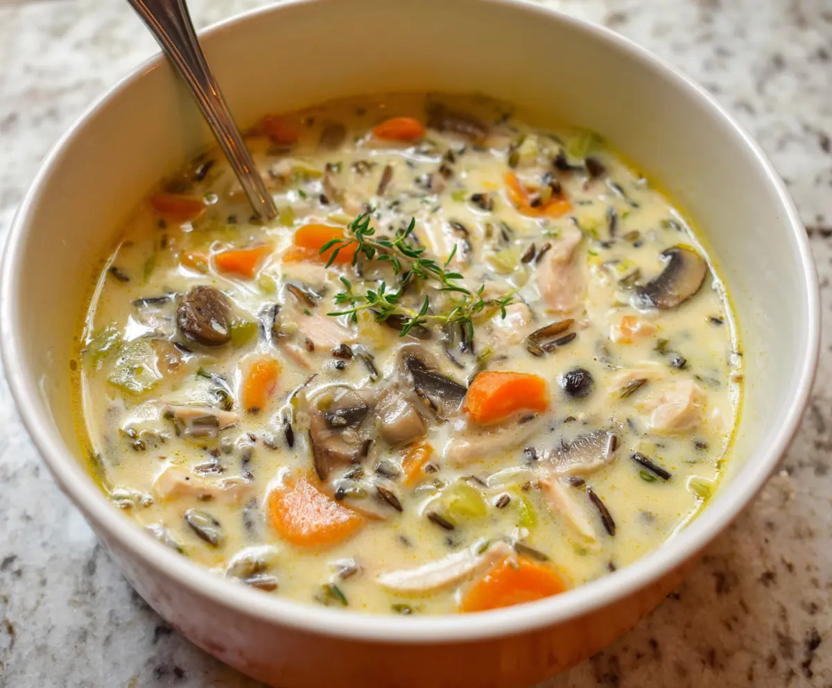 Easy Turkey Wild Rice Soup Recipe