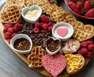 Valentine’s Day Waffle Board