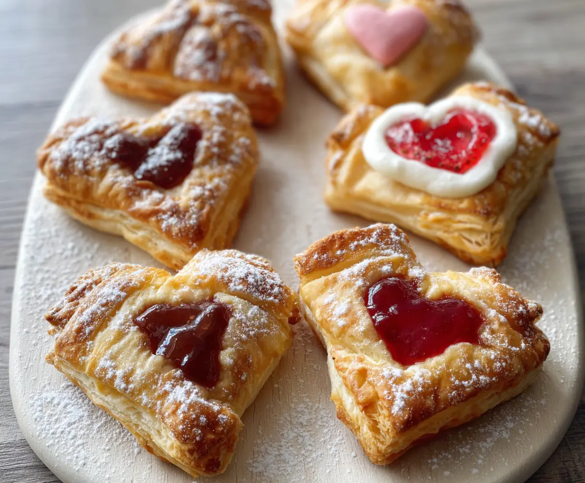 Sweet Valentine's Love Letter Pastries