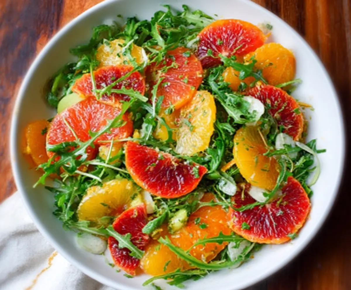Fresh Winter Citrus Arugula Salad
