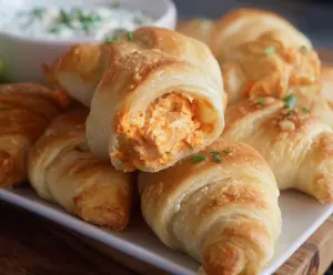 Buffalo Chicken Crescent Rolls