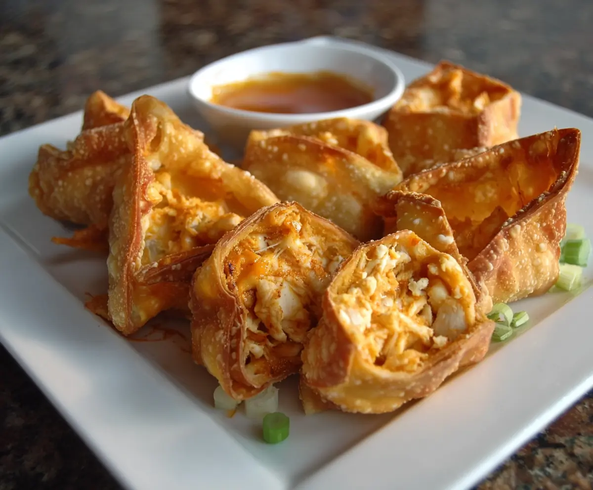 Easy Buffalo Chicken Rangoons Recipe