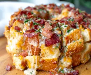 Cheesy Bacon Ranch Pull-Apart Bread