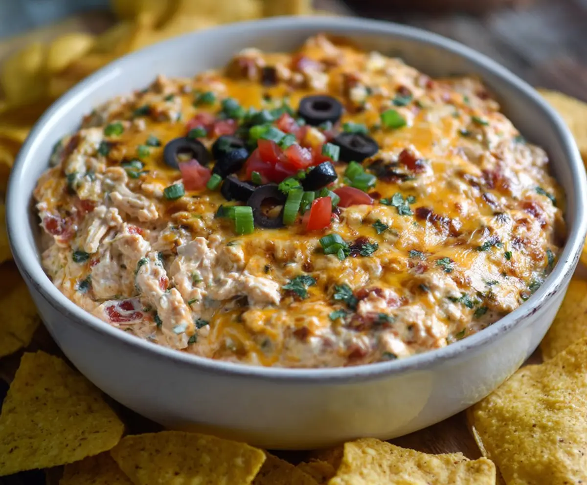 Easy Chicken Taco Dip Recipe