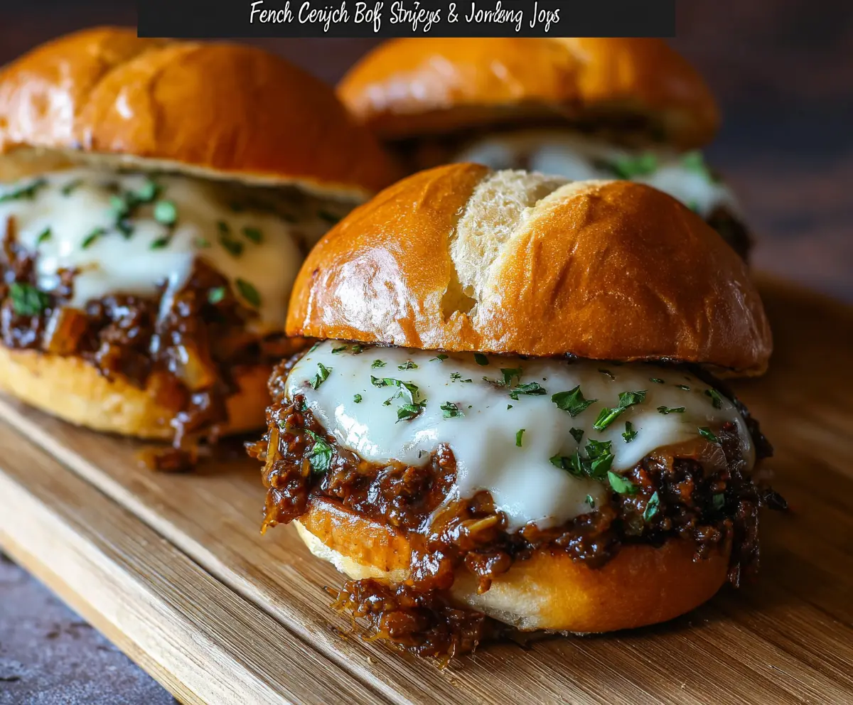 Easy French Onion Beef Sloppy Joes
