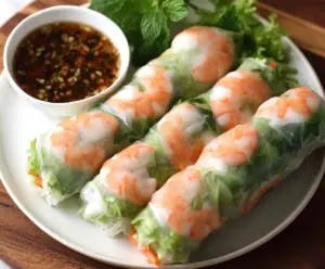 Fresh Vietnamese Shrimp Spring Rolls