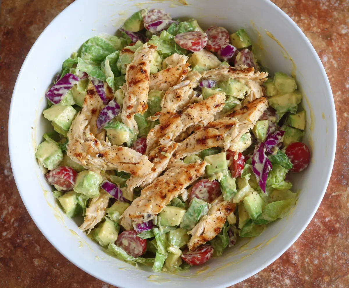 Easy Honey Mustard Chicken Salad
