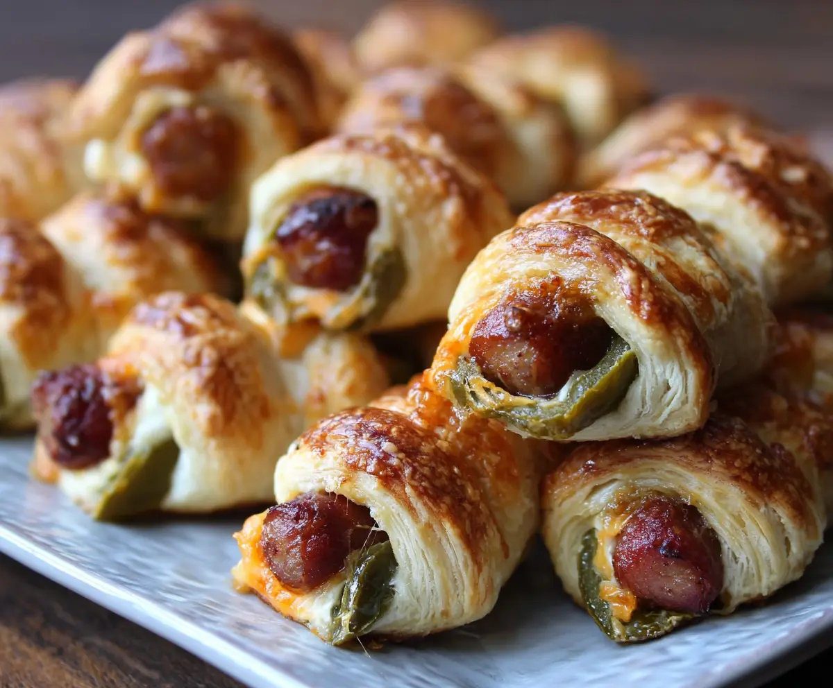 Easy Jalapeno Popper Pigs in a Blanket