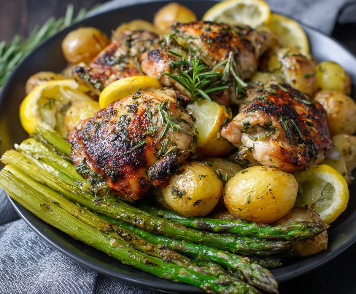 Zesty Lemon Herb Chicken with Veggies