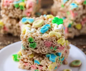 Lucky Charms Rice Krispie Treats