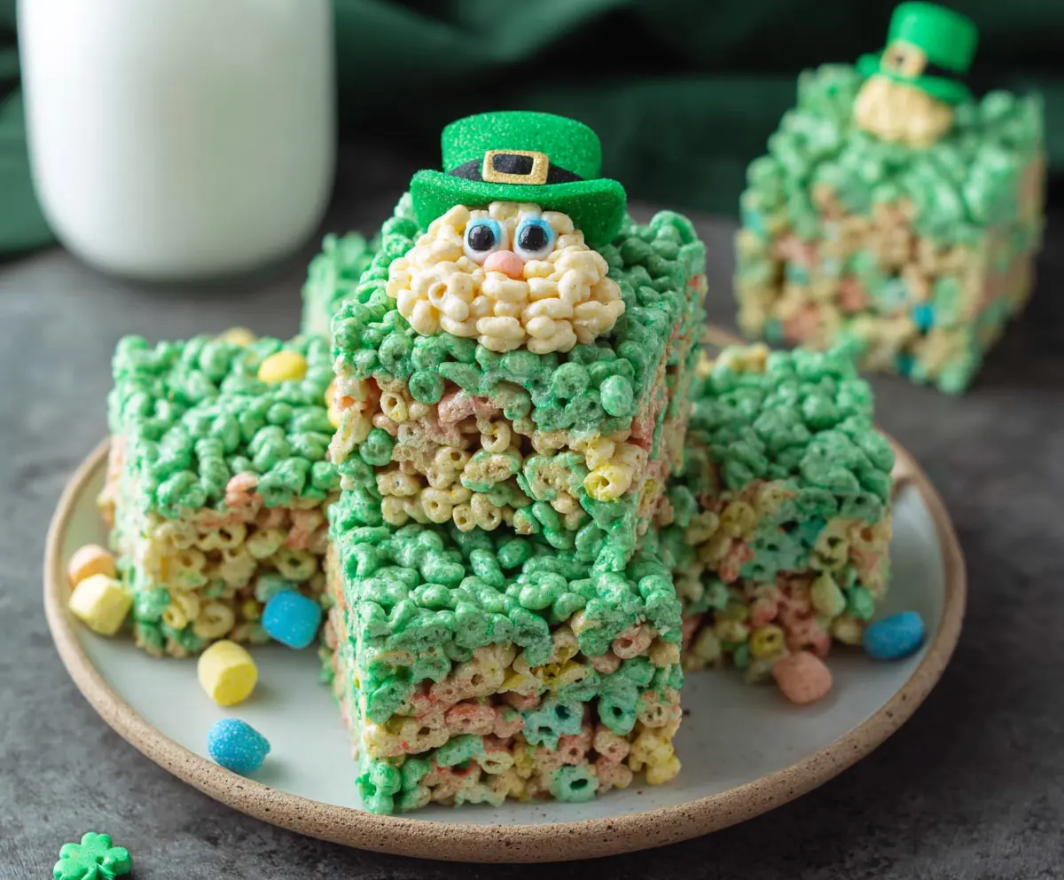 Lucky Leprechaun Rice Krispie Treats