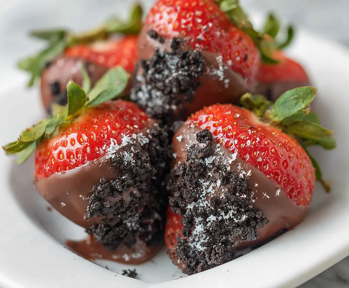 Oreo Truffle Strawberries Recipe
