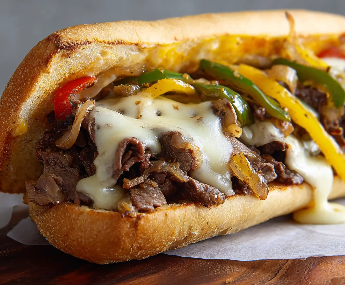 Easy Philly Cheesesteak Recipe