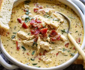 Slow Cooker Creamy Crack Chicken Soup