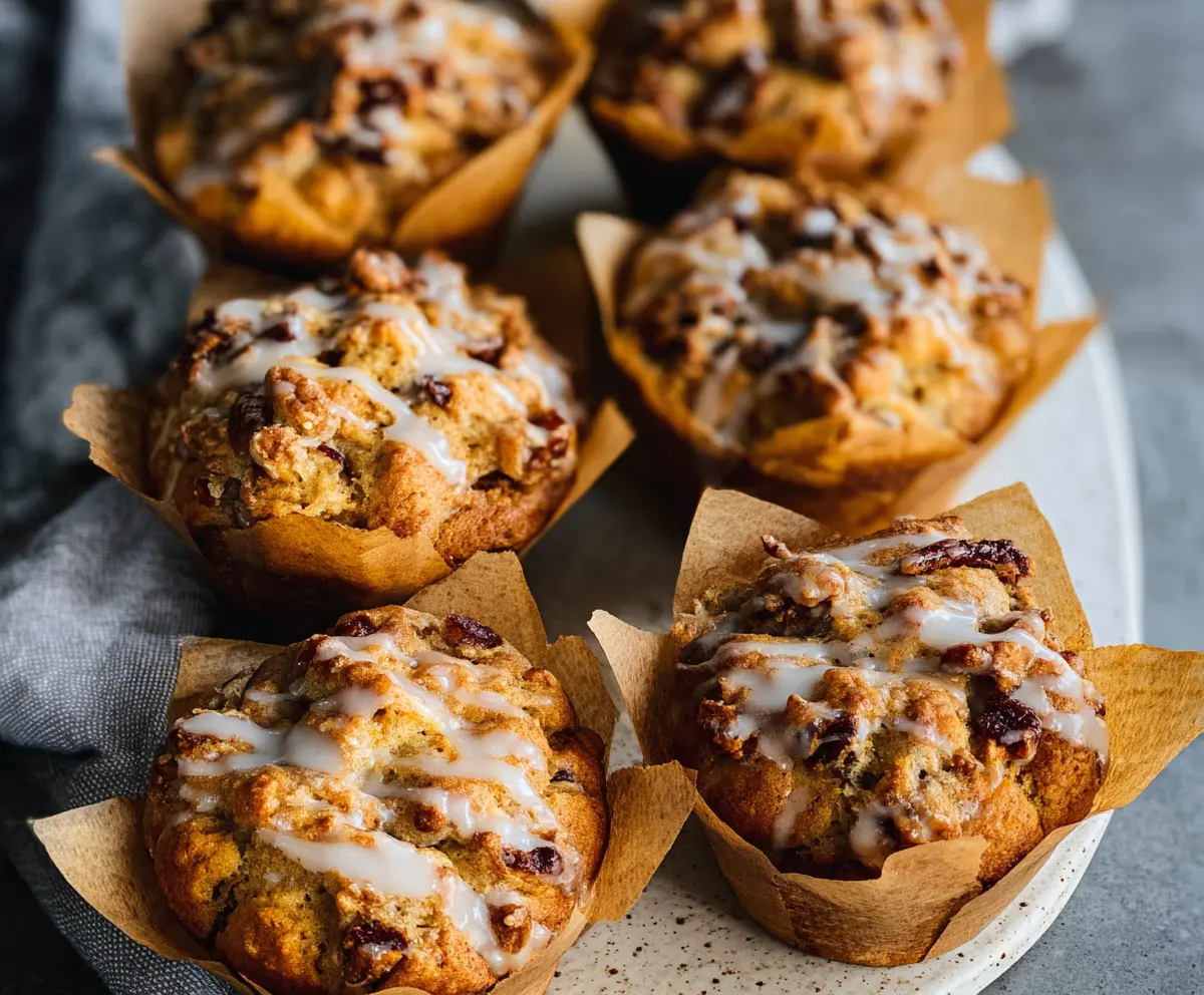 Easy Sourdough Fall Muffins