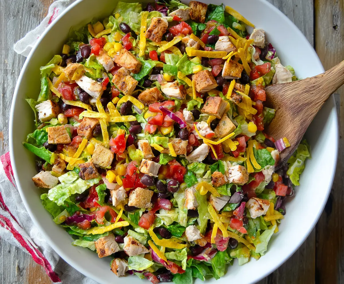 Easy Tex-Mex Chopped Chicken Salad