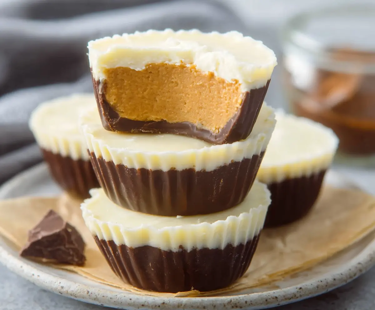 Easy White Chocolate Peanut Butter Cups