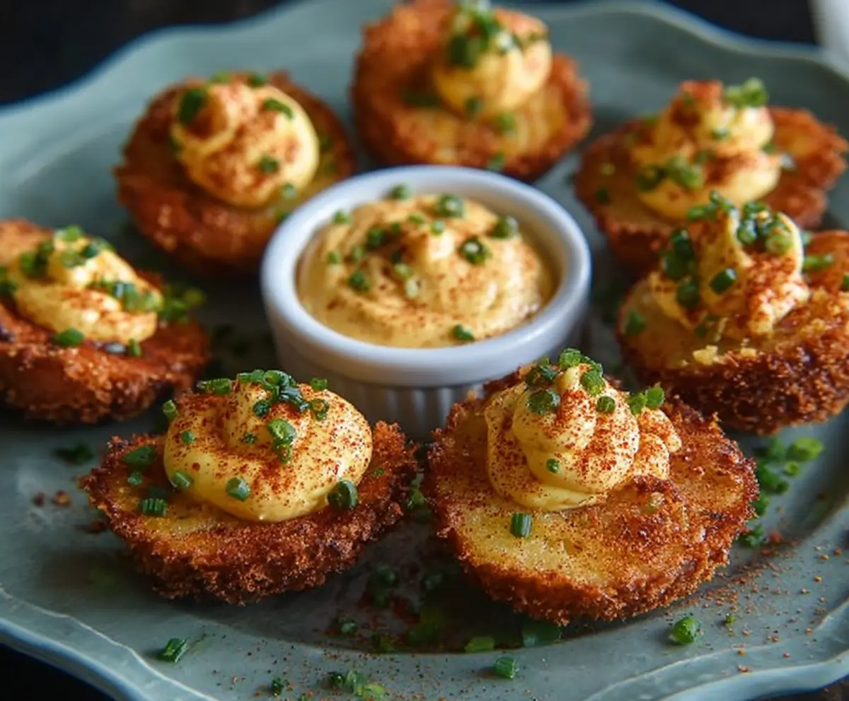 Cajun Fried Deviled Eggs Recipe