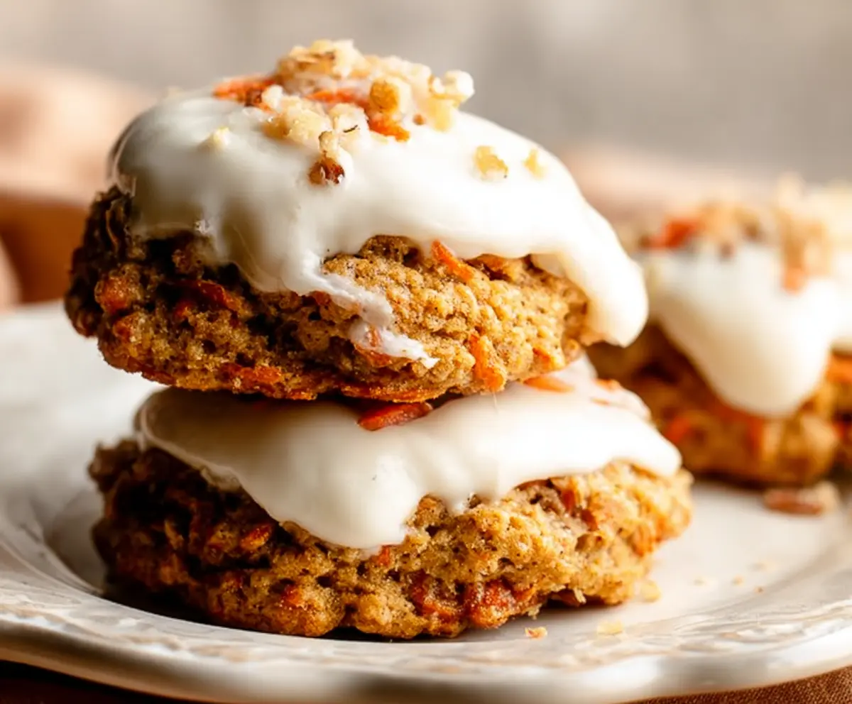 Soft Carrot Cake Cookies Recipe