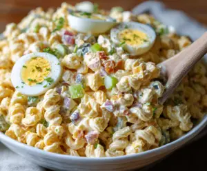 Creamy Deviled Egg Pasta Salad