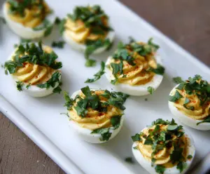 Deviled Eggs with Dijon And Fresh Herbs
