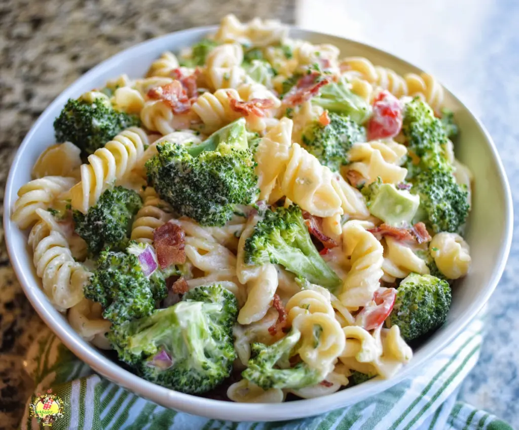Fresh Broccoli Pasta Salad