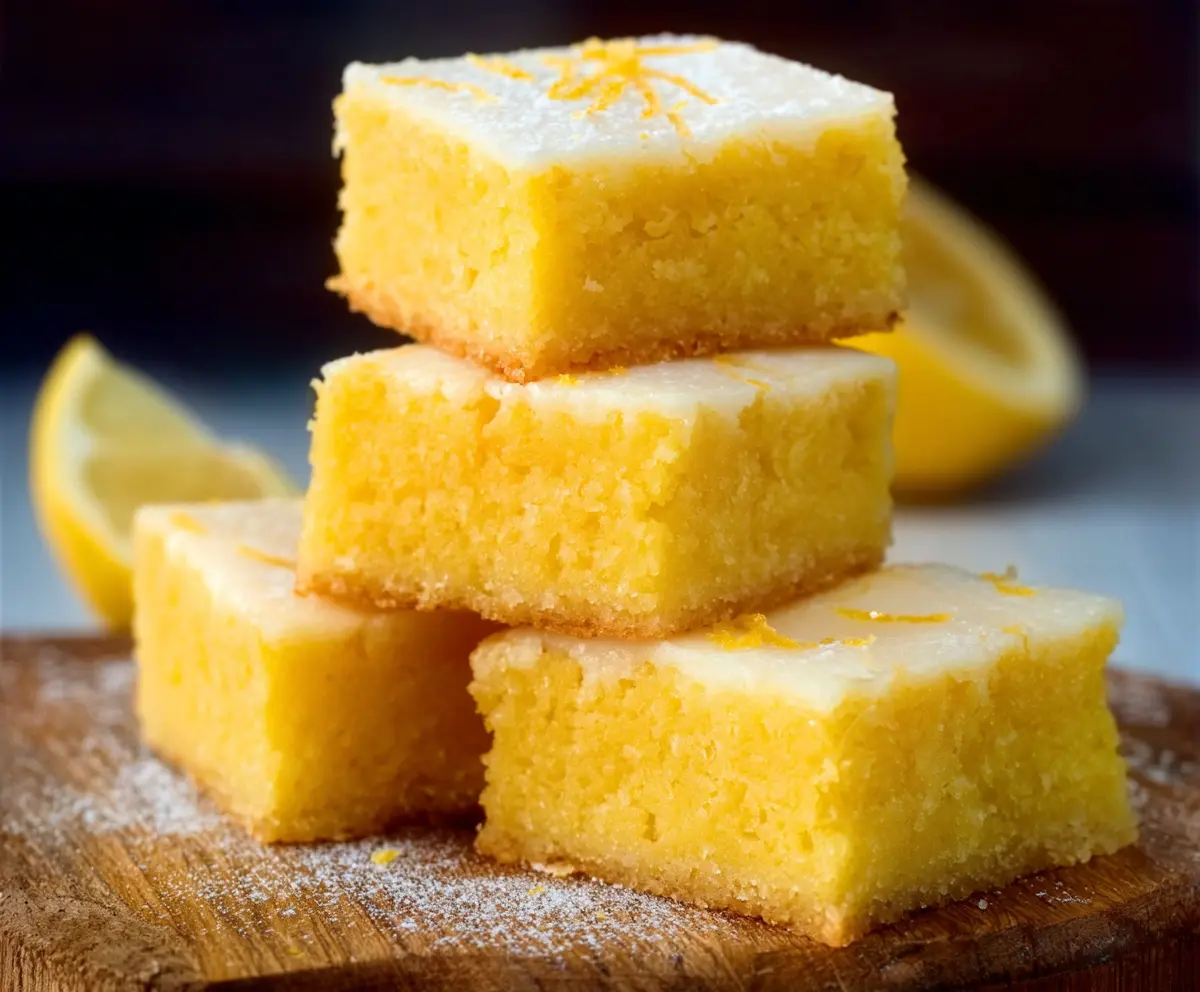 Delicious Lemon Brownies Recipe
