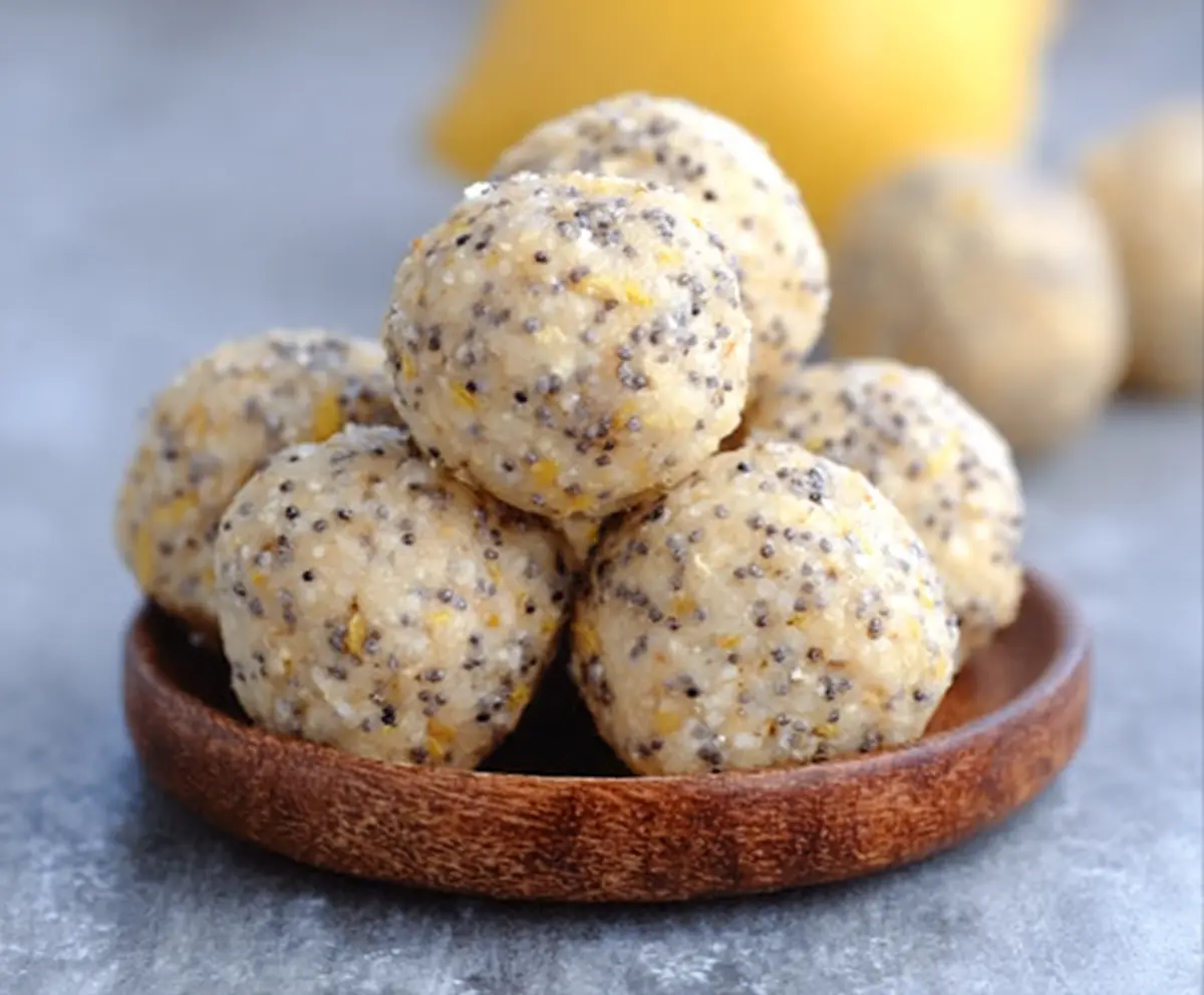 Lemon Poppy Seed Energy Bites