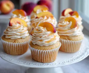 Peach Bellini Cupcakes