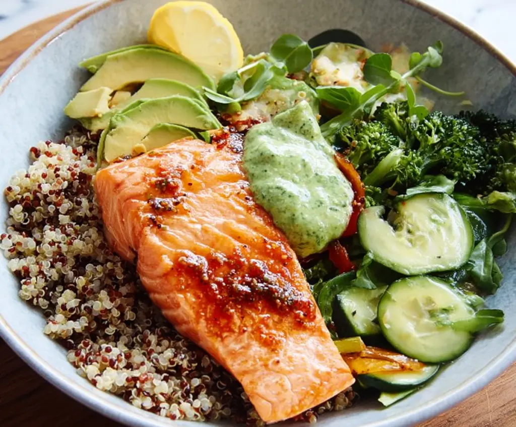 Salmon And Quinoa Power Bowl