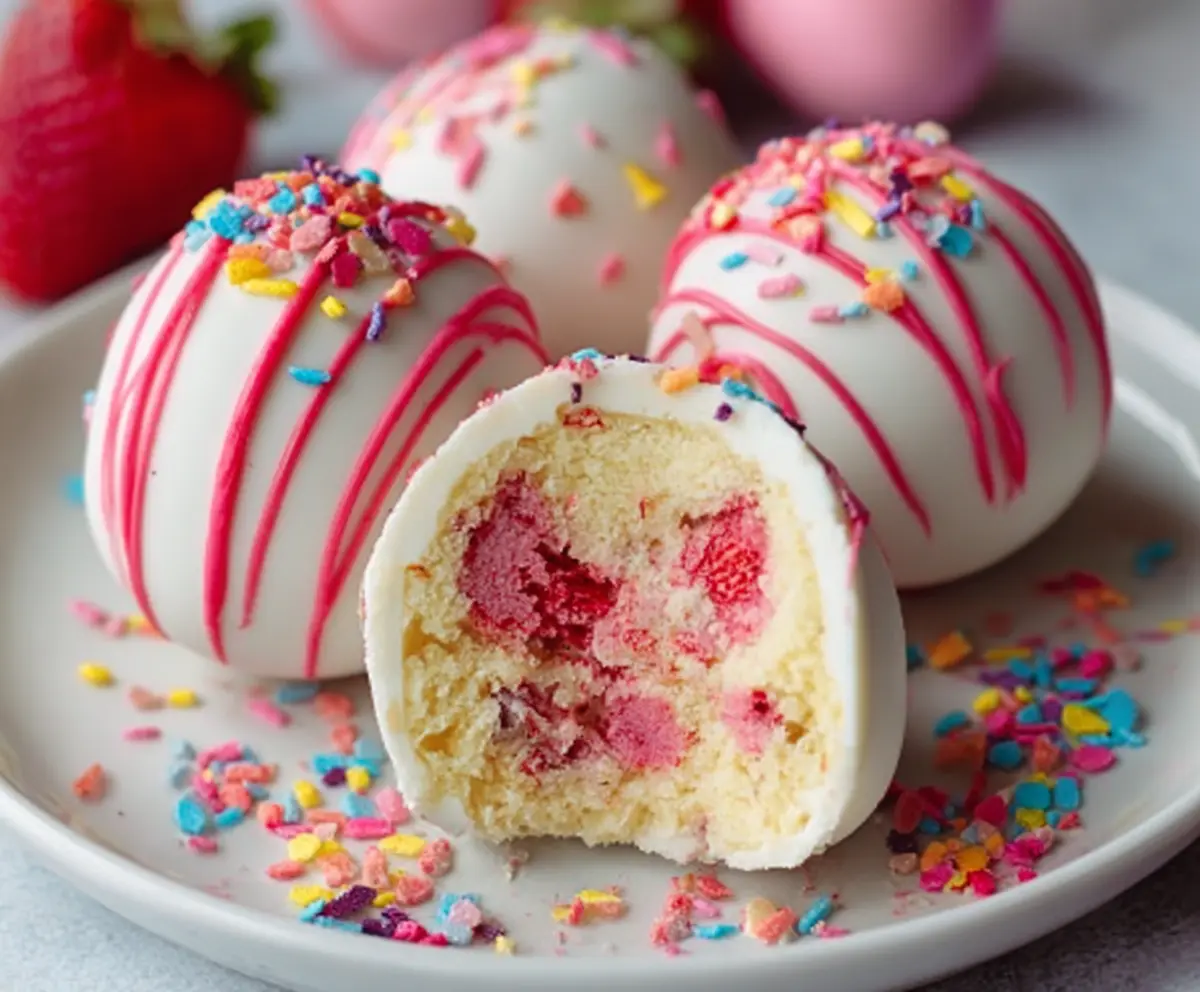 Strawberry Shortcake Easter Egg Treats